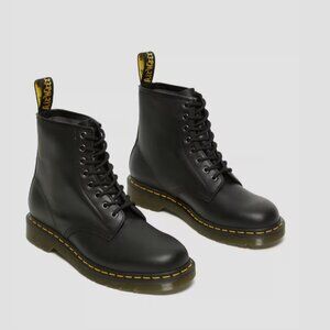 Dr. Martens Women's 1460W Originals Eight-Eye Lace-Up Boot Combat, Black Nappa 6